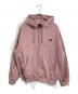 HUF（ハフ）の古着「CLASSIC FLEECE FULL ZIP HOODIE」｜ピンク