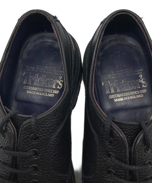 Tricker's（トリッカーズ）Tricker's (トリッカーズ) ウィングチップシューズ　レザーシューズ ブラック サイズ:実寸参照の古着・服飾アイテム