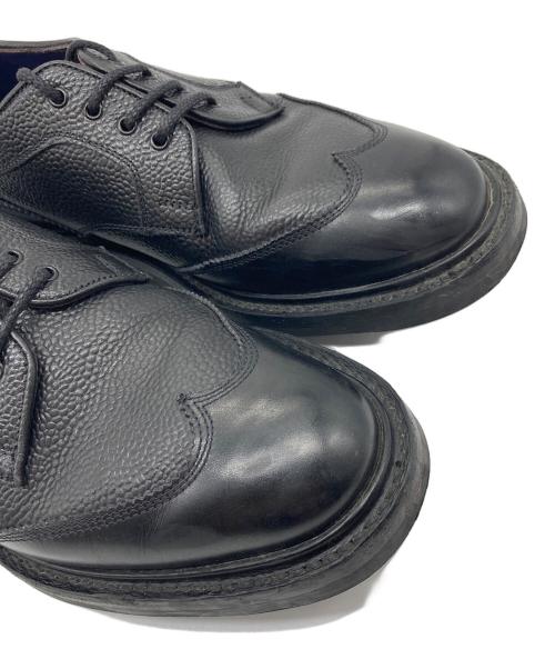 Tricker's（トリッカーズ）Tricker's (トリッカーズ) ウィングチップシューズ　レザーシューズ ブラック サイズ:実寸参照の古着・服飾アイテム