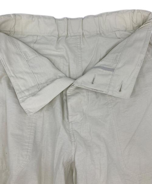 MHL（エムエイチエル）MHL (エムエイチエル) LIGHTWEIGHT COTTON NYLON TWILL TROUSERS ホワイト サイズ:Mの古着・服飾アイテム