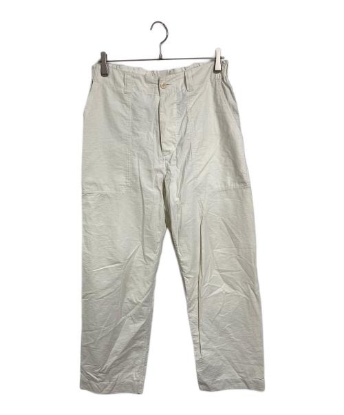 MHL（エムエイチエル）MHL (エムエイチエル) LIGHTWEIGHT COTTON NYLON TWILL TROUSERS ホワイト サイズ:Mの古着・服飾アイテム