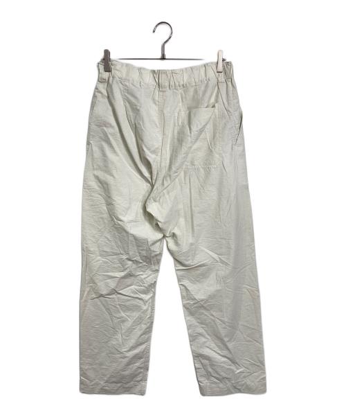 MHL（エムエイチエル）MHL (エムエイチエル) LIGHTWEIGHT COTTON NYLON TWILL TROUSERS ホワイト サイズ:Mの古着・服飾アイテム