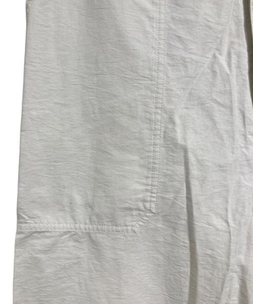 MHL（エムエイチエル）MHL (エムエイチエル) LIGHTWEIGHT COTTON NYLON TWILL TROUSERS ホワイト サイズ:Mの古着・服飾アイテム