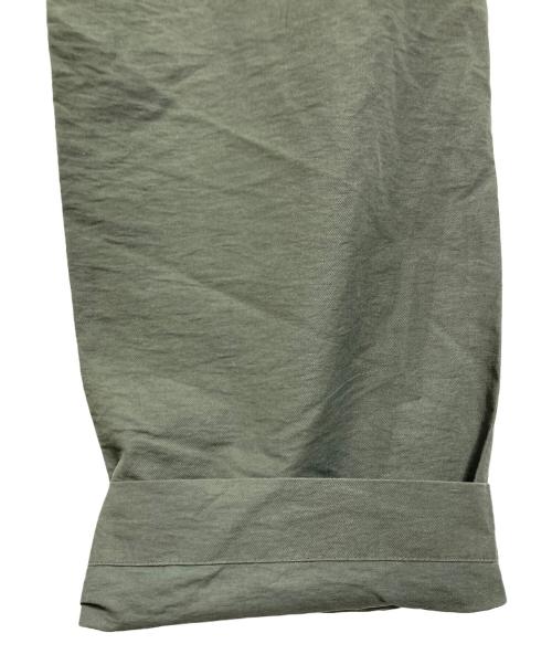 MHL（エムエイチエル）MHL (エムエイチエル) LIGHTWEIGHT COTTON NYLON TWILL TROUSERS グリーン サイズ:Mの古着・服飾アイテム