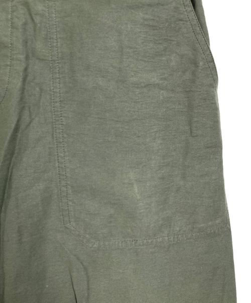 MHL（エムエイチエル）MHL (エムエイチエル) LIGHTWEIGHT COTTON NYLON TWILL TROUSERS グリーン サイズ:Mの古着・服飾アイテム