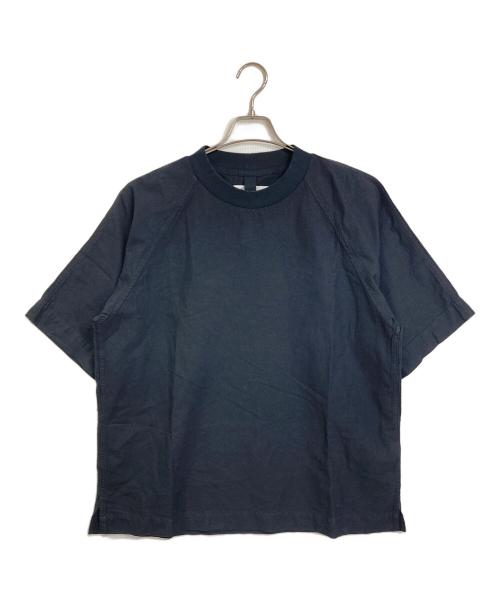 MHL（エムエイチエル）MHL (エムエイチエル) WASHED OUT COTTON LINEN SHIRT  ウォッシュアウトコットンリネンシャツ ブラック サイズ: Lの古着・服飾アイテム
