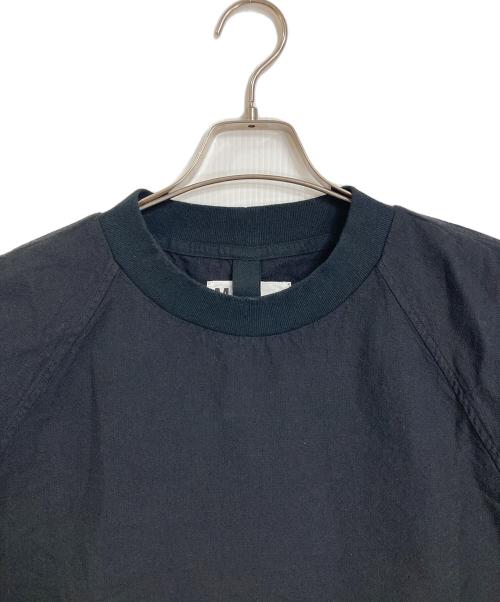 MHL（エムエイチエル）MHL (エムエイチエル) WASHED OUT COTTON LINEN SHIRT  ウォッシュアウトコットンリネンシャツ ブラック サイズ: Lの古着・服飾アイテム