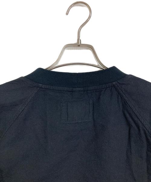 MHL（エムエイチエル）MHL (エムエイチエル) WASHED OUT COTTON LINEN SHIRT  ウォッシュアウトコットンリネンシャツ ブラック サイズ: Lの古着・服飾アイテム