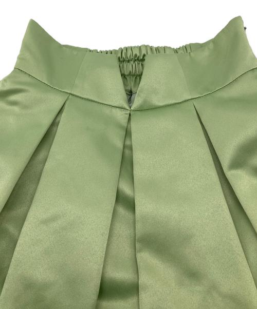Ameri（アメリ）Ameri (アメリ) フレアロングスカート　セレモニー グリーン サイズ:実寸参照の古着・服飾アイテム