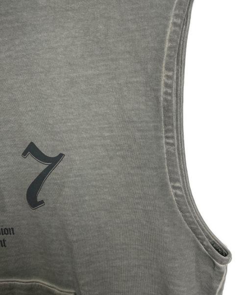 REPRESENT（リプレゼント）REPRESENT (リプレゼント) ノースリーブパーカー　フーディ グレー サイズ:XXLの古着・服飾アイテム