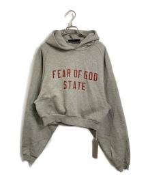 FOG ESSENTIALS（フィアオブゴッド エッセンシャル）の古着「CROPPED HOODIE フーディ」｜グレー