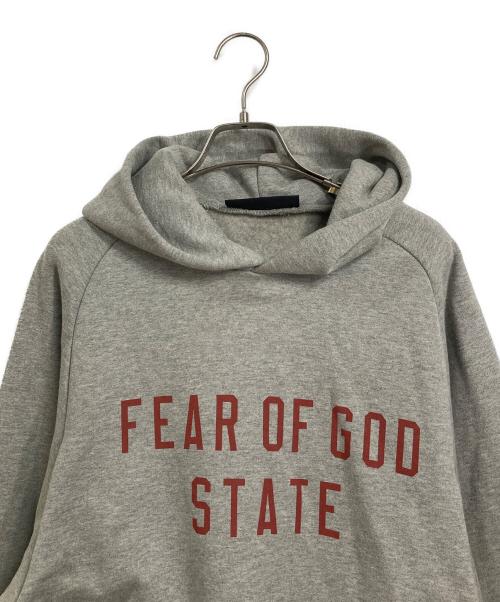 FOG ESSENTIALS（フィアオブゴッド エッセンシャル）FOG ESSENTIALS (フィアオブゴッド エッセンシャル) CROPPED HOODIE フーディ グレー サイズ:XXSの古着・服飾アイテム