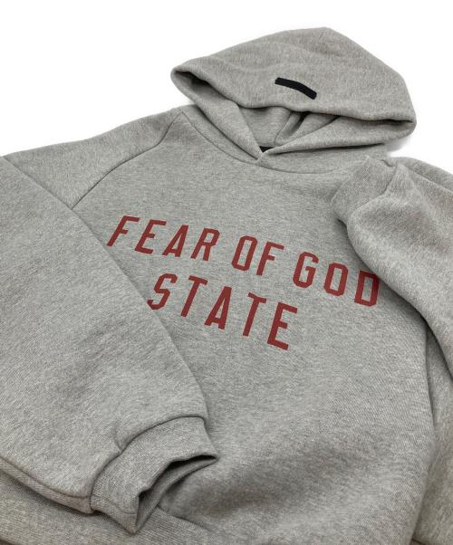 FOG ESSENTIALS（フィアオブゴッド エッセンシャル）FOG ESSENTIALS (フィアオブゴッド エッセンシャル) CROPPED HOODIE フーディ グレー サイズ:XXSの古着・服飾アイテム