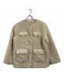 HER LIP TO（ハーリップトゥ）の古着「ROYAL FAUX FUR COAT　ロイヤルフェイクファーコート　アウター」｜ベージュ