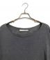 evam eva (エヴァムエヴァ) linen silk pullover evam eva サマーニット　シルク混ニット グレー サイズ:実寸参照：6000円