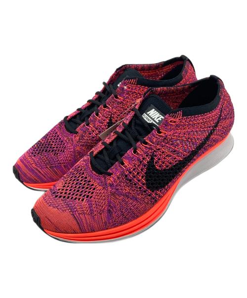 NIKE（ナイキ）NIKE (ナイキ) FLYKNIT RACER ピンク サイズ:US10 未使用品の古着・服飾アイテム