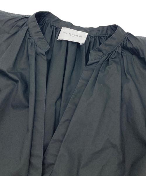 UNITED ARROWS（ユナイテッドアローズ）UNITED ARROWS (ユナイテッドアローズ) C カフタン フレンチスリーブ ブラウス ブラック サイズ:FREEの古着・服飾アイテム