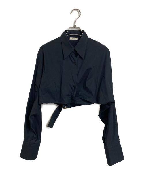 DES PRES（デ プレ）DES PRES (デ プレ) クロップドシャツ ブラック サイズ:FREEの古着・服飾アイテム