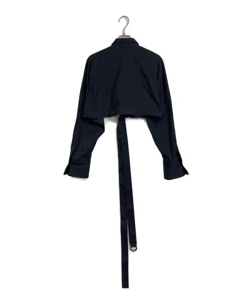 DES PRES（デ プレ）DES PRES (デ プレ) クロップドシャツ ブラック サイズ:FREEの古着・服飾アイテム