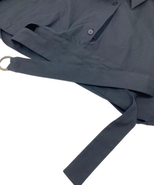DES PRES（デ プレ）DES PRES (デ プレ) クロップドシャツ ブラック サイズ:FREEの古着・服飾アイテム
