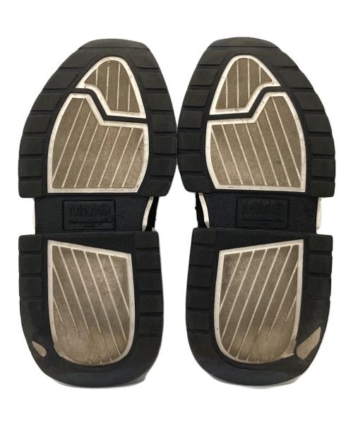 MM6 Maison Margiela（エムエムシックスメゾンマルジェラ）MM6 Maison Margiela (エムエムシックスメゾンマルジェラ) ベルクロチャンキーソールスニーカー　厚底スニーカー　イタリア製 ブラック サイズ:36の古着・服飾アイテム