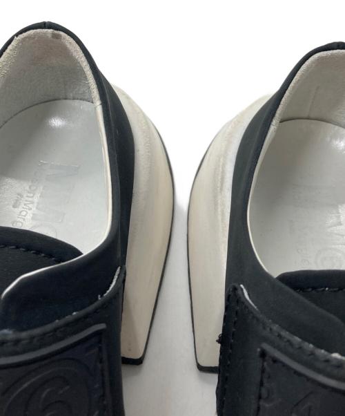 MM6 Maison Margiela（エムエムシックスメゾンマルジェラ）MM6 Maison Margiela (エムエムシックスメゾンマルジェラ) ベルクロチャンキーソールスニーカー　厚底スニーカー　イタリア製 ブラック サイズ:36の古着・服飾アイテム