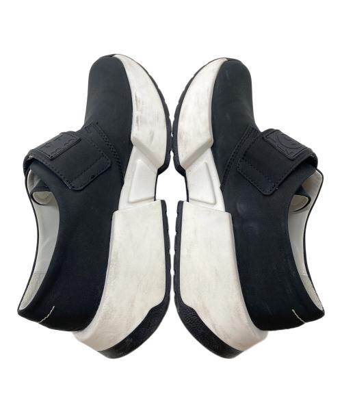 MM6 Maison Margiela（エムエムシックスメゾンマルジェラ）MM6 Maison Margiela (エムエムシックスメゾンマルジェラ) ベルクロチャンキーソールスニーカー　厚底スニーカー　イタリア製 ブラック サイズ:36の古着・服飾アイテム
