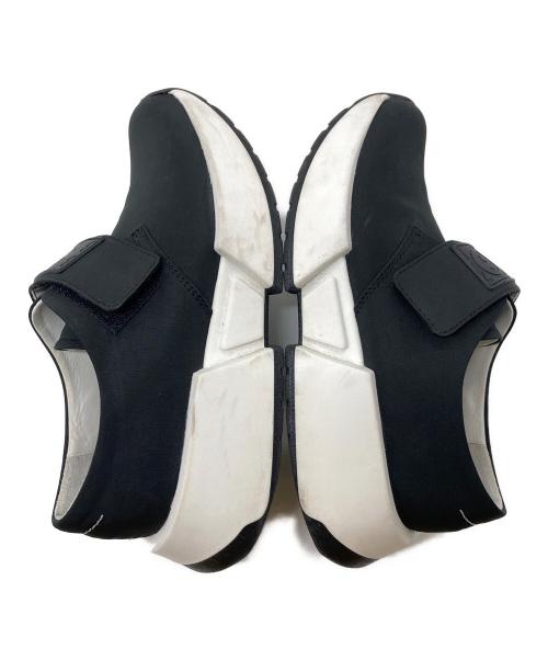 MM6 Maison Margiela（エムエムシックスメゾンマルジェラ）MM6 Maison Margiela (エムエムシックスメゾンマルジェラ) ベルクロチャンキーソールスニーカー　厚底スニーカー　イタリア製 ブラック サイズ:36の古着・服飾アイテム
