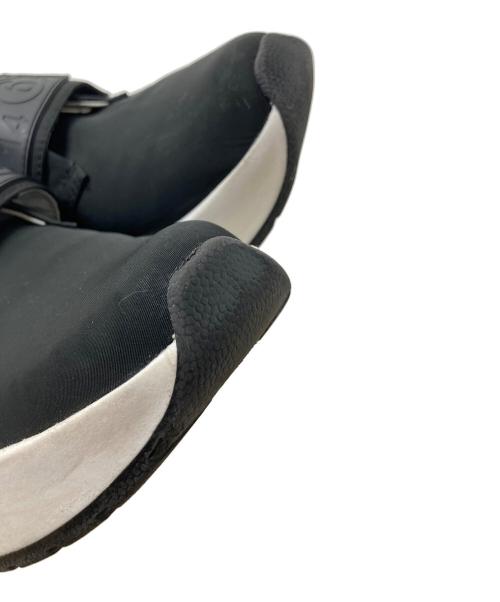MM6 Maison Margiela（エムエムシックスメゾンマルジェラ）MM6 Maison Margiela (エムエムシックスメゾンマルジェラ) ベルクロチャンキーソールスニーカー　厚底スニーカー　イタリア製 ブラック サイズ:36の古着・服飾アイテム