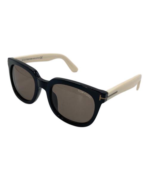 TOM FORD（トムフォード）TOM FORD (トムフォード) サングラス　アイウェア　カラーレンズ　イタリア製 ブラック×ベージュ サイズ:53□21 140の古着・服飾アイテム