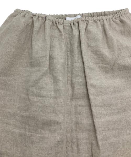 UNITED ARROWS（ユナイテッドアローズ）UNITED ARROWS (ユナイテッドアローズ) リネン フレア マキシスカート アイボリー サイズ:38の古着・服飾アイテム