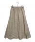 UNITED ARROWS（ユナイテッドアローズ）の古着「リネン フレア マキシスカート」｜アイボリー