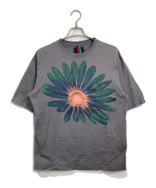 PS Paul Smith（ＰＳポールスミス）PS Paul Smith (ＰＳポールスミス) Big Margaret Tee グレー サイズ:Mの古着・服飾アイテム