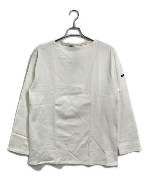 SAINT JAMES（セントジェームス）SAINT JAMES (セントジェームス) OUESSANT バスクシャツ ホワイト サイズ:T5 未使用品の古着・服飾アイテム