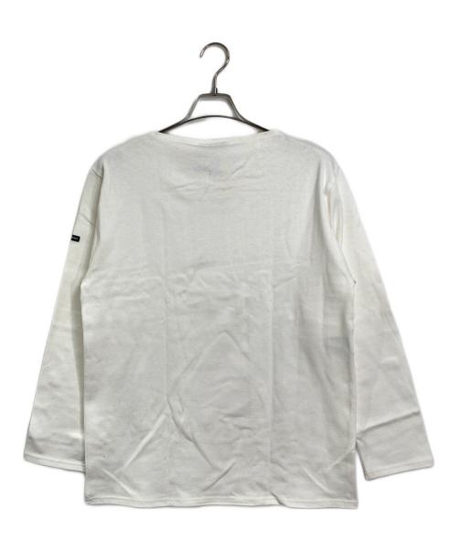 SAINT JAMES（セントジェームス）SAINT JAMES (セントジェームス) OUESSANT バスクシャツ ホワイト サイズ:T5 未使用品の古着・服飾アイテム