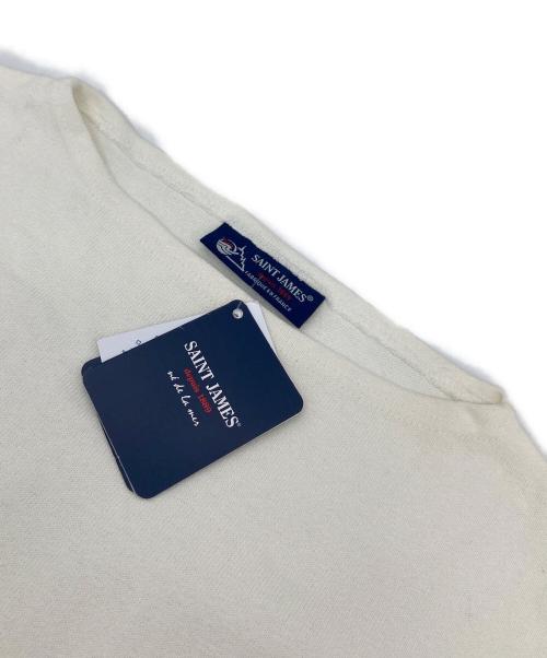 SAINT JAMES（セントジェームス）SAINT JAMES (セントジェームス) OUESSANT バスクシャツ ホワイト サイズ:T5 未使用品の古着・服飾アイテム