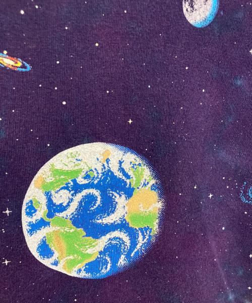 LIQUID BLUE（リキッドブルー）LIQUID BLUE (リキッドブルー) 【古着】タイダイ オーバープリント 宇宙Tシャツ　90s  90年代　USA製 ネイビー サイズ:XLの古着・服飾アイテム