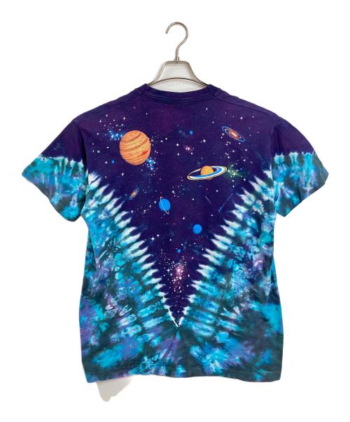 LIQUID BLUE（リキッドブルー）LIQUID BLUE (リキッドブルー) 【古着】タイダイ オーバープリント 宇宙Tシャツ　90s  90年代　USA製 ネイビー サイズ:XLの古着・服飾アイテム