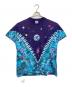 LIQUID BLUE（リキッドブルー）の古着「【古着】タイダイ オーバープリント 宇宙Tシャツ　90s  90年代　USA製」｜ネイビー
