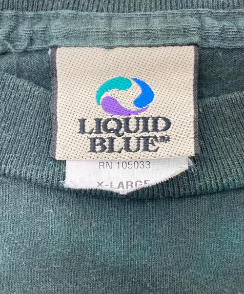 LIQUID BLUE（リキッドブルー）LIQUID BLUE (リキッドブルー) 【古着】タイダイオーバープリントTシャツ　90s  90年代　USA製　　 グレー サイズ:XLの古着・服飾アイテム