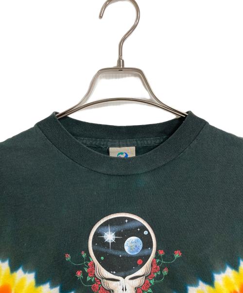 LIQUID BLUE（リキッドブルー）LIQUID BLUE (リキッドブルー) 【古着】タイダイオーバープリントTシャツ　90s  90年代　USA製　　 グレー サイズ:XLの古着・服飾アイテム