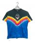 LIQUID BLUE（リキッドブルー）の古着「【古着】タイダイオーバープリントTシャツ　90s  90年代　USA製　　」｜グレー