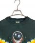 LIQUID BLUE (リキッドブルー) 【古着】タイダイオーバープリントTシャツ　90s  90年代　USA製　　 グレー サイズ:XL：8000円