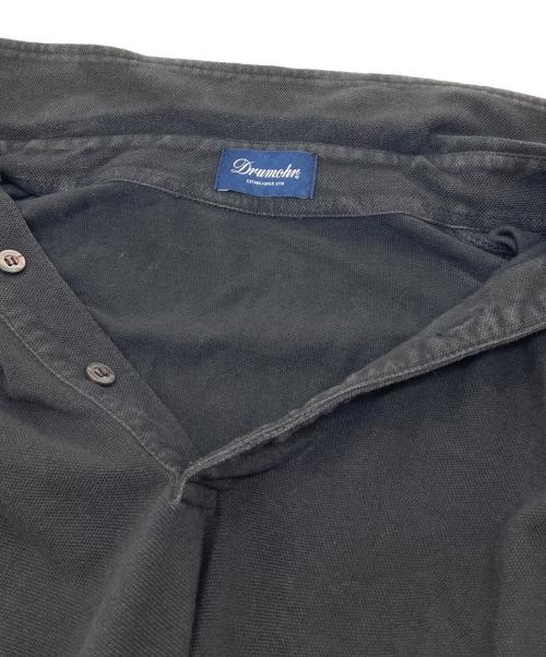 Drumohr（ドルモア）Drumohr (ドルモア) BEAMS F (ビームスエフ) 別注 カノコ ポロシャツ　イタリア製 ブラック サイズ:Sの古着・服飾アイテム