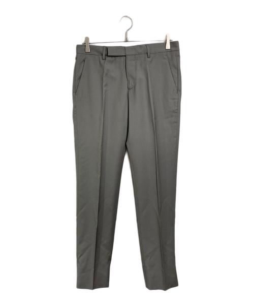Maison Margiela（メゾンマルジェラ）Maison Margiela (メゾンマルジェラ) 17AW Wool Slim Trousers ウールスリムトラウザーズ　裾上げあり グレー サイズ:46の古着・服飾アイテム