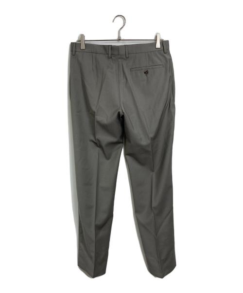 Maison Margiela（メゾンマルジェラ）Maison Margiela (メゾンマルジェラ) 17AW Wool Slim Trousers ウールスリムトラウザーズ　裾上げあり グレー サイズ:46の古着・服飾アイテム