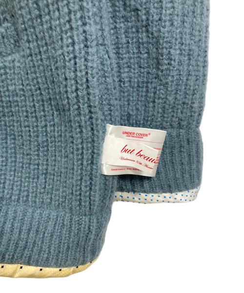 UNDERCOVER（アンダーカバー）UNDERCOVER W -Half Fisherman Rib Cardigan With Side Panels  サイドパネル付きダブルハーフフィッシャーマンリブカーディガン　25AW but beautiful 4 サイズ:3の古着・服飾アイテム