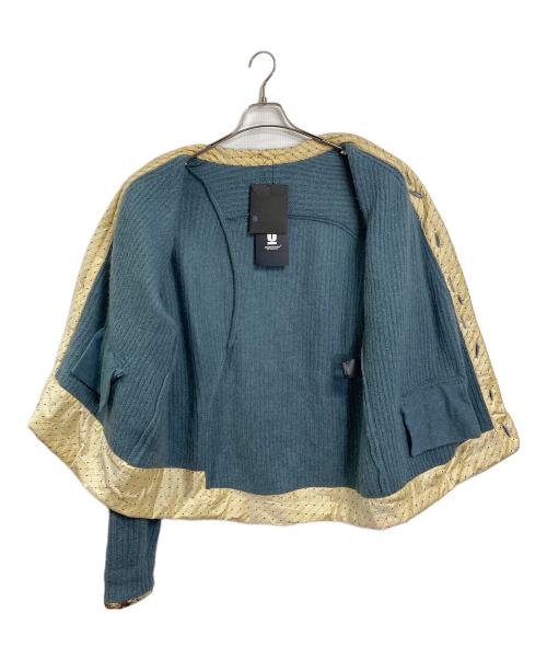UNDERCOVER（アンダーカバー）UNDERCOVER W -Half Fisherman Rib Cardigan With Side Panels  サイドパネル付きダブルハーフフィッシャーマンリブカーディガン　25AW but beautiful 4 サイズ:3の古着・服飾アイテム
