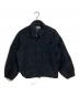 WYM LIDNM（ウィム バイ リドム）の古着「FAUX SUEDE ZIP BLOUSON レザージャケット」｜ブラック