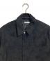 WYM LIDNM (ウィム バイ リドム) FAUX SUEDE ZIP BLOUSON レザージャケット ブラック サイズ:S：5000円